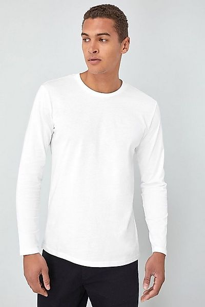 Next Langarmshirt Rundhalsshirt – Regular Fit (1-tlg) günstig online kaufen
