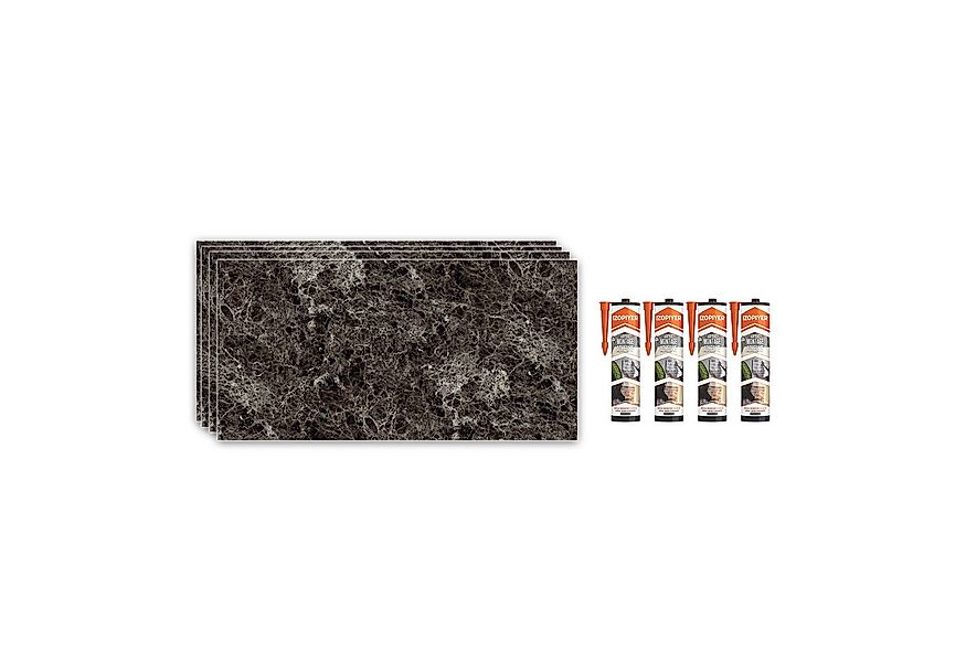 IZODEKOR 3D Wandpaneel IZODEKOR Wandverkleidung Marmoroptik 120x60cm Altern günstig online kaufen