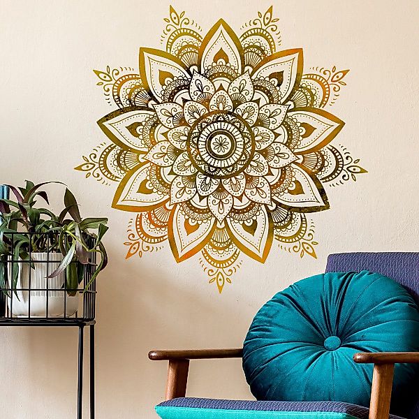 ZEUOPQ Wandtattoo Dekorative Wandaufkleber, Mandala Blume günstig online kaufen