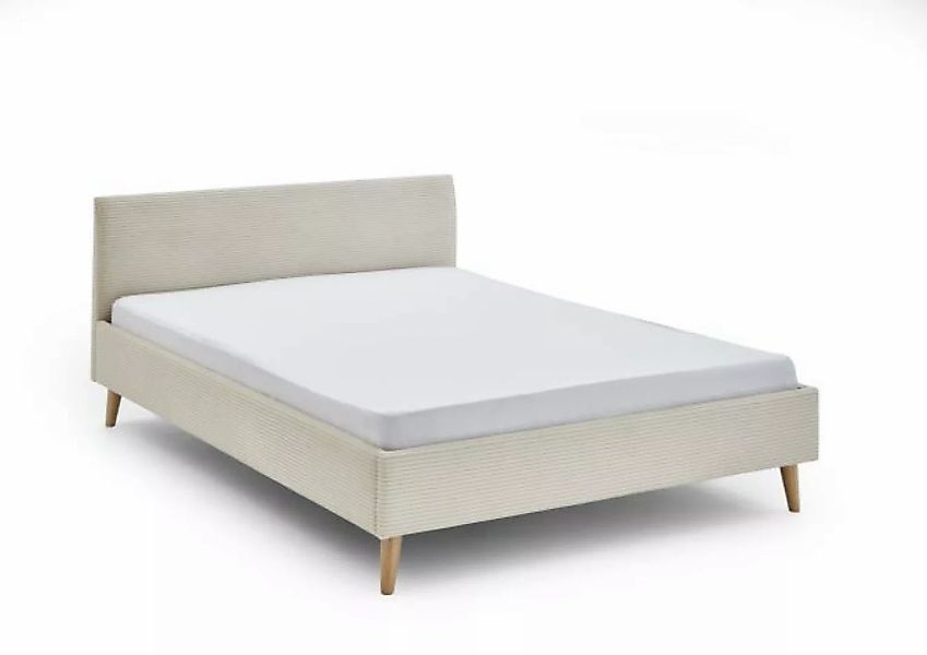 140x200 Polsterbett WICKI von Meise Möbel Beige günstig online kaufen