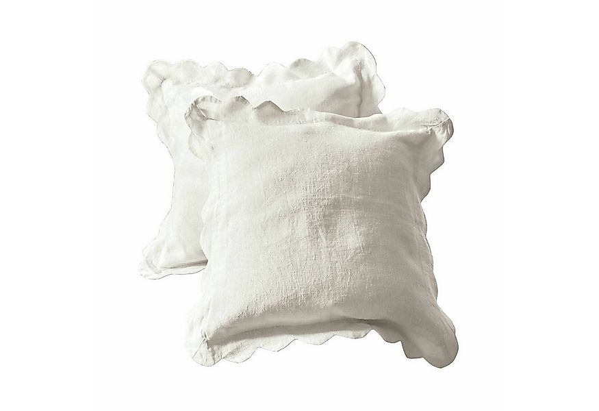 Mirabeau Kissenhülle Kissenhülle 2er Set Fontienne weiß günstig online kaufen