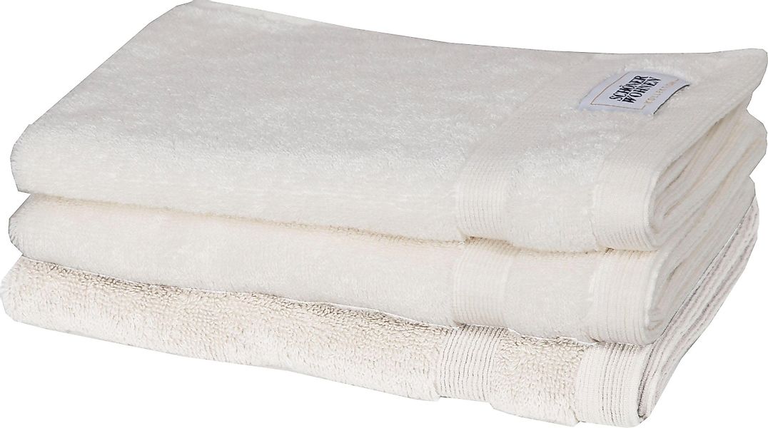 SCHÖNER WOHNEN-Kollektion Gästehandtuch Cuddly, Frotteevelours (3-St), günstig online kaufen