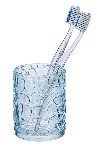 WENKO Badaccessoire-Set WENKO Zahnputzbecher Vetro, rund, Echtglas, 7,5x10x günstig online kaufen