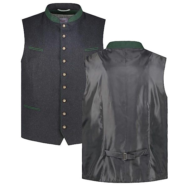 Weis Trachtenweste aus Wollmischung Farbe dunkelgrau Größe: 66 günstig online kaufen