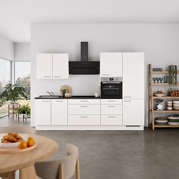 nobilia® Küchenzeile »"Laser II", Ausrichtung wählbar, Breite 300 cm« vormo günstig online kaufen