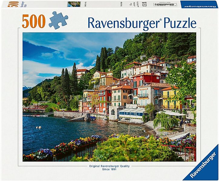 Ravensburger Puzzle Comer See, Italien, 500 Puzzleteile, Made in Germany günstig online kaufen