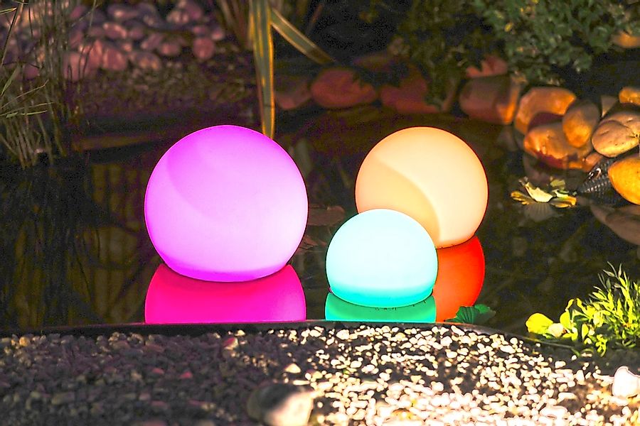 Ubbink LED Gartenleuchte "MultiBright Solar Float 30", für Garten, Teich od günstig online kaufen