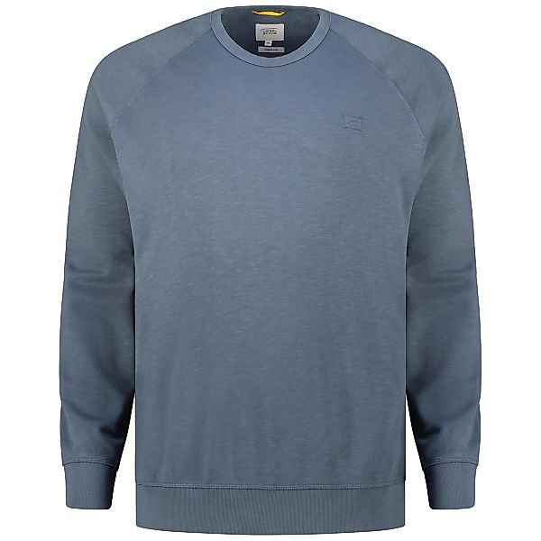 camel active Sweatshirt mit Garment-Dye-Färbung Farbe dunkelblau Größe: 4XL günstig online kaufen