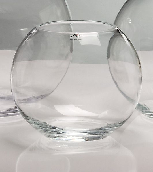 Sandra Rich Dekovase Glasvase Globe klar günstig online kaufen
