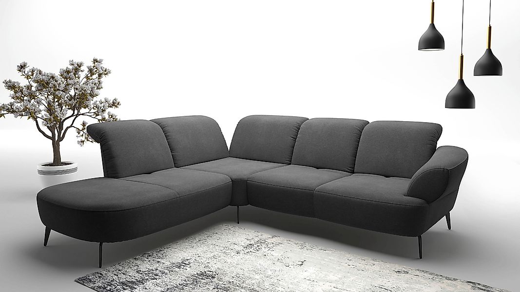sit&more Ecksofa "Dance, L-Form, inkl. Sitztiefenverstellung", inkl. Click& günstig online kaufen
