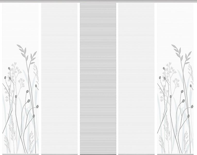 Vision S Schiebegardine GRASIL 5er SET, günstig online kaufen