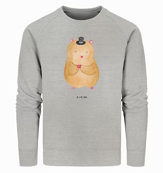 Mr. & Mrs. Panda Longpullover Größe M Hamster Hut - Heather Grey - Geschenk günstig online kaufen