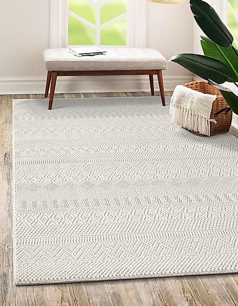 the carpet Teppich Lima, rechteckig, Höhe: 12 mm, Designer Teppich Flor 1 r günstig online kaufen