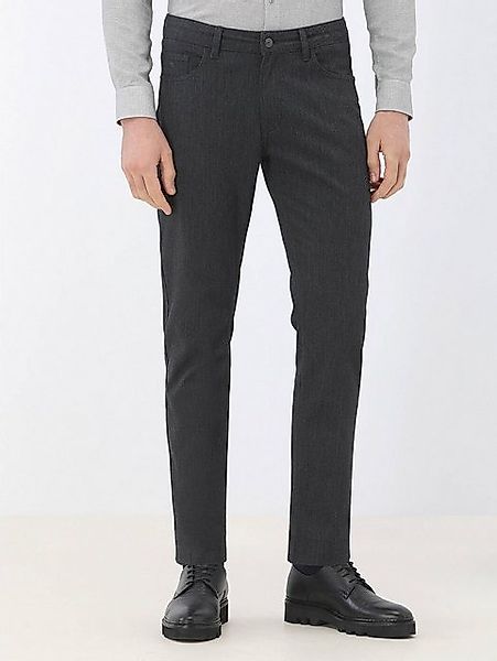 KİP Chinohose Schwarze Slim-Fit Baumwollmischungshose günstig online kaufen