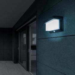 näve LED Solarleuchte "Aurel" 1 Stk. Kaltweiß Dämmerungssensor, Bewegungsme günstig online kaufen