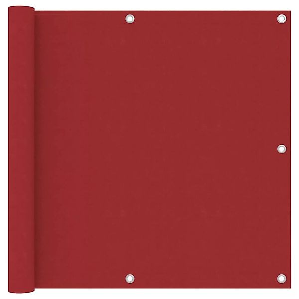 Balkon-sichtschutz Rot 90x300 Cm Oxford-gewebe günstig online kaufen