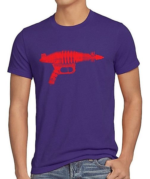 style3 T-Shirt Space Gun Big Bang Black Men Alien the big bang theory sheld günstig online kaufen