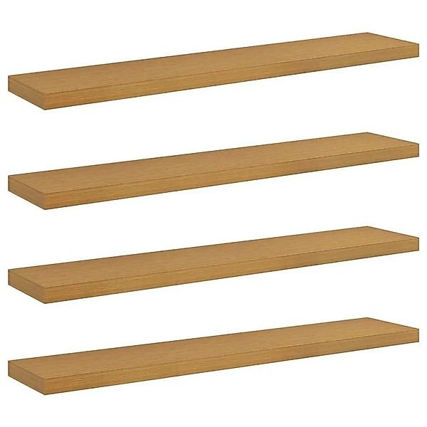 vidaXL Wandregal 4 Stk Beige 120 x 23,5 x 4 cm Holzwerkstoff 42020000 günstig online kaufen