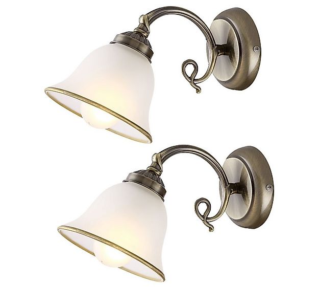 GLOBO LIGHTING Wandleuchte, Leuchtmittel nicht inklusive, 2er Set Wand Leuc günstig online kaufen