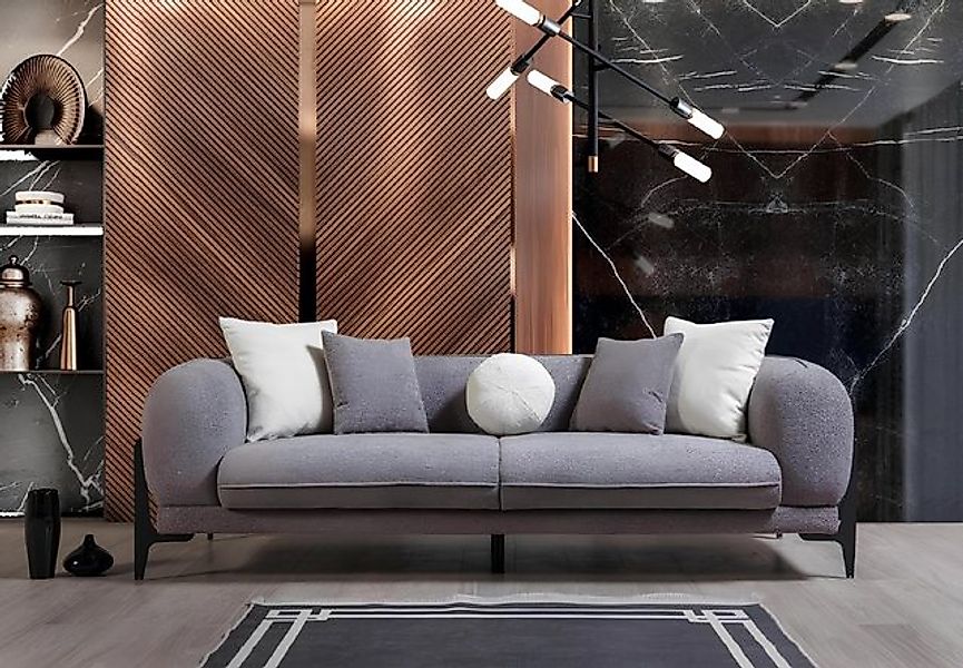 Xlmoebel Sofa Luxuriöses Drei-Sitzer-Sofa aus Stoff für das Wohnzimmer - Mo günstig online kaufen