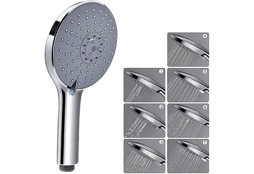 LuxusKollektion Kochbesteckhalter Duschkopf Handbrause 152mm Regenbrause 7 günstig online kaufen