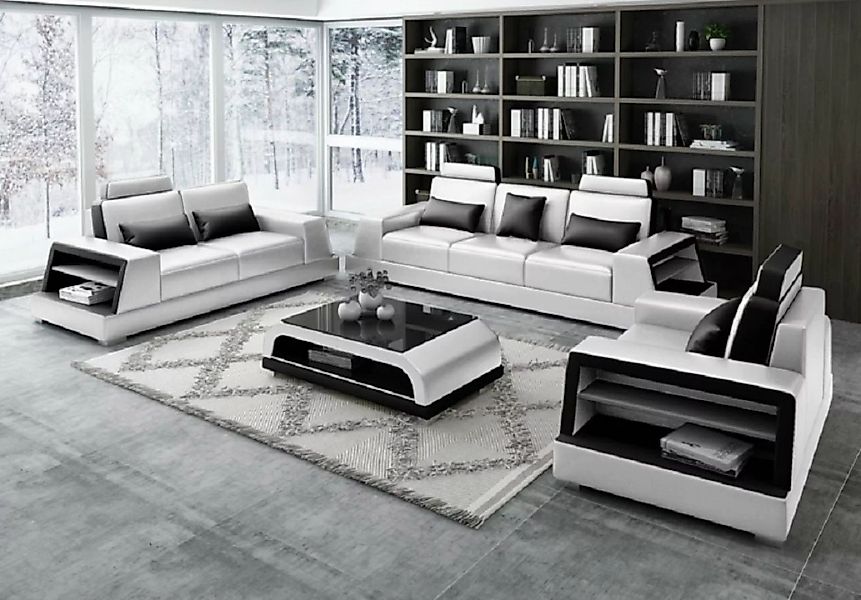 JVmoebel Sofa Sofagarnitur 3+3 Sitzer Design Sofas Polster Couchen, Made in günstig online kaufen