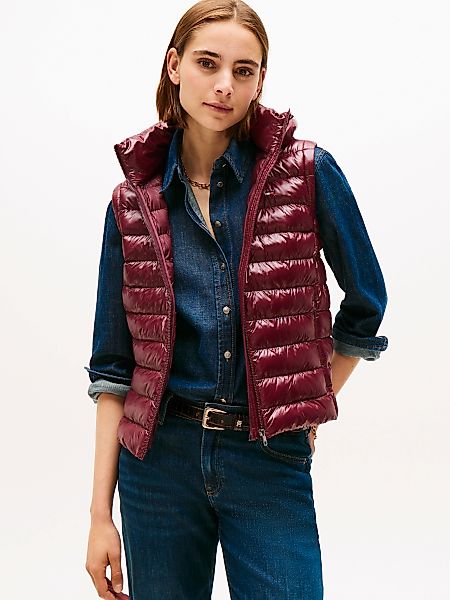 Tommy Hilfiger Steppweste "LW PADDED SLIM VEST", leicht glänzende Oberfläch günstig online kaufen