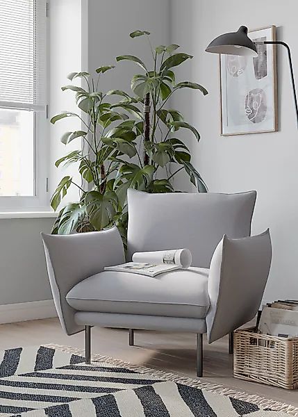 andas Sessel »Stine Cocktailsessel«, Besonderes Design durch Kissenoptik un günstig online kaufen