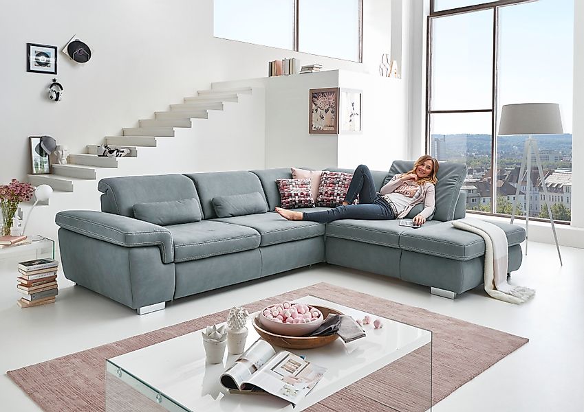 Die PlanBar Ecksofa »MP-IN17041 L-Form«, Sitztiefenverstellung, optional mi günstig online kaufen