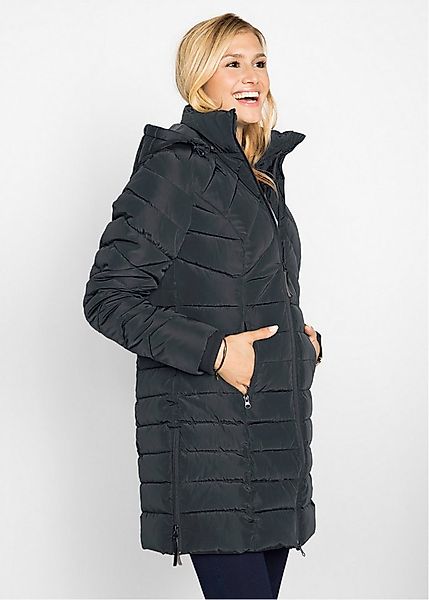 bonprix Steppjacke Winterjacke mit Wattierung und abnehmbarer Kapuze günstig online kaufen