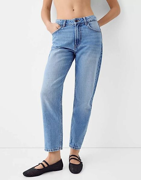 Bershka Mom-Jeans Damen 44 Blau günstig online kaufen
