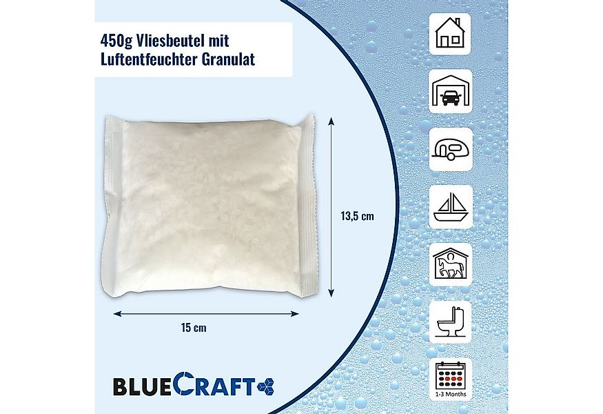BlueCraft Luftentfeuchter-Nachfüllpack 12x 450g Entfeuchter Granulat im Vli günstig online kaufen