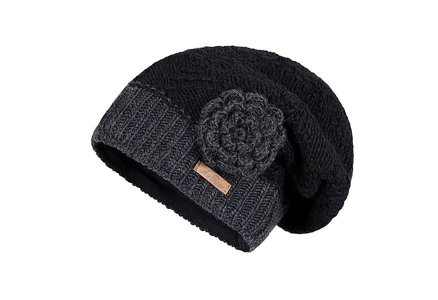 McRon Beanie Wollmütze Modell Luna gefüttert mit Fleece, hoher Schurwollant günstig online kaufen