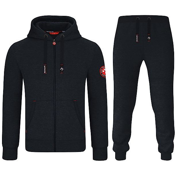 MOOSELINE Jogginganzug Herren Schwarz - rotes günstig online kaufen
