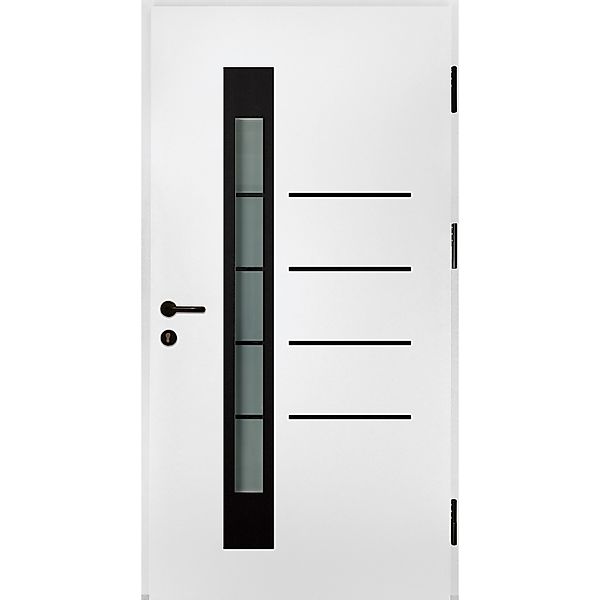 Splendoor Thermospace Sicherheits-Haustür Berlin Prime RC2K Weiß 100x210 cm günstig online kaufen
