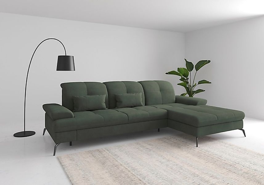 sit&more Ecksofa »Amica, L-Form, inkl. Sitztiefenverstellung & Armteilverst günstig online kaufen