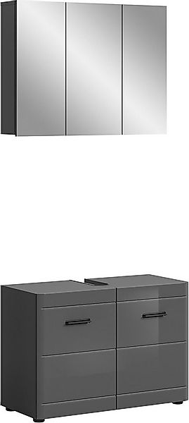 welltime Badmöbel-Set Doux, bestehend aus: Waschbeckenunterschrank und Spie günstig online kaufen