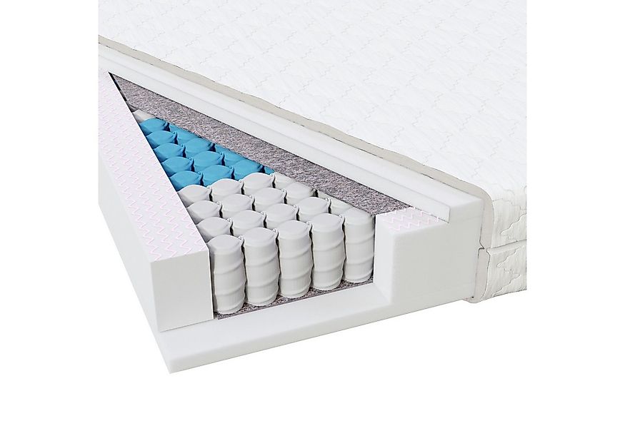 Taschenfederkernmatratze MEDIC PLUS, MSS e.K., 21 cm hoch, Tonnentaschenfed günstig online kaufen