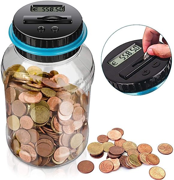 Welikera Spardose Spardose mit Zählwerk Spardose günstig online kaufen
