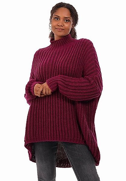 YC Fashion & Style Longpullover Oversized Pullover Grobstrick Vokuhila Swea günstig online kaufen