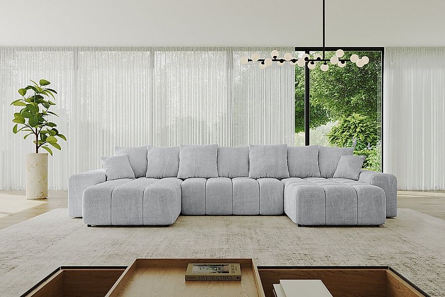ALTDECOR Wohnlandschaft ENIL-U, Couch mit Schlaffunktion, Wohnzimmer - Ecks günstig online kaufen