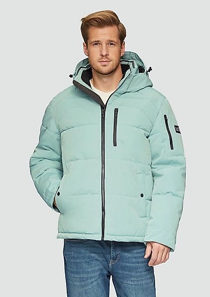 s.Oliver Allwetterjacke Wasserabweisende Steppjacke mit abnehmbarer Kapuze günstig online kaufen