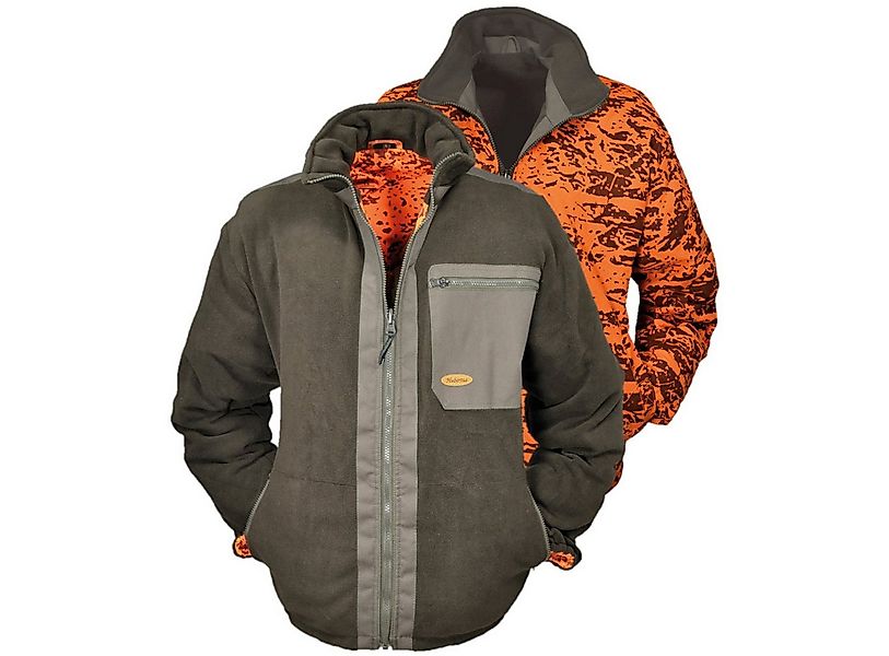 Hubertus® Hunting Outdoorjacke Wende-Fleecejacke Jagdjacke Winterjacke oran günstig online kaufen
