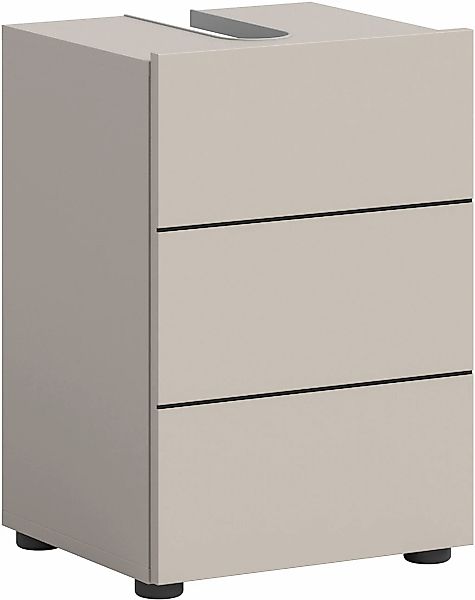 welltime Waschbeckenunterschrank "BIEL, Breite: 38 cm, 1 Tür, 2 Fächer, Sip günstig online kaufen