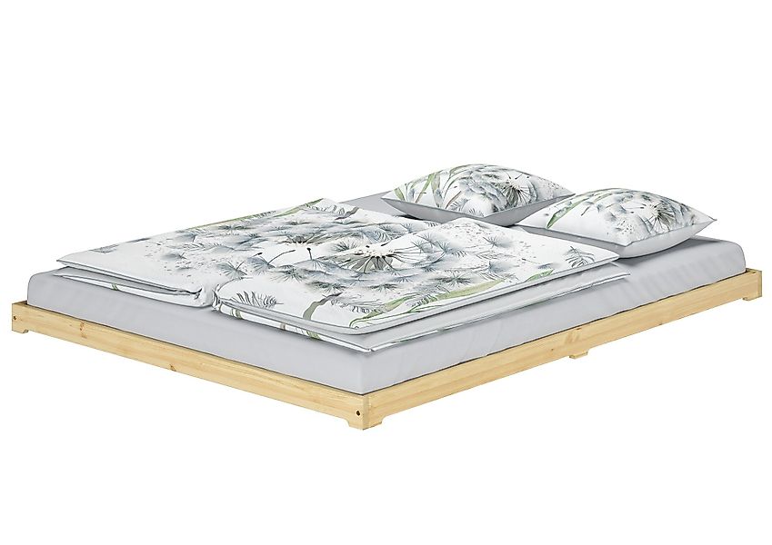 ERST-HOLZ Bett Futonbett Massivholz Extra Niedrig günstig online kaufen