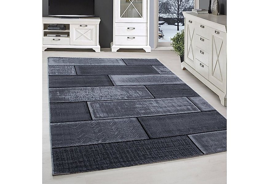 SIMPEX24 Designteppich Steine Design, Rechteckig, Höhe: 6 mm, Kurzflor Tepp günstig online kaufen