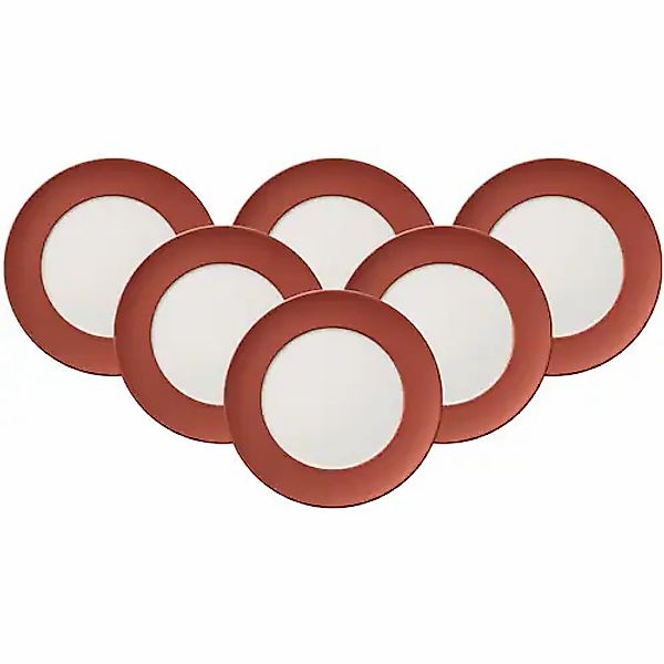 Villeroy & Boch Pizzateller »Gourmetteller Manufacture Glow ø 32 cm 6er Set günstig online kaufen