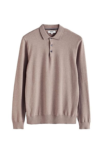 Next Langarm-Poloshirt Langärmeliges Regular Fit Poloshirt günstig online kaufen