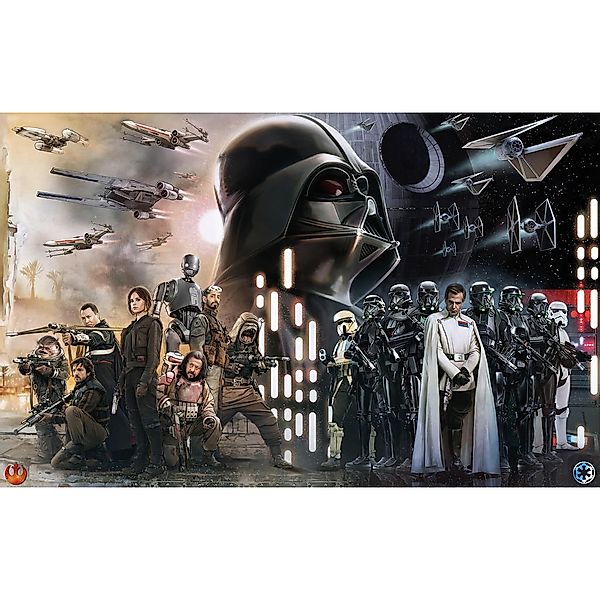 Komar Vliestapete »Digitaldruck Vlies - Star Wars Collage - Größe 400 x 250 günstig online kaufen