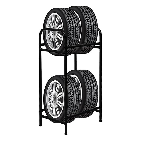 PROREGAL® Schwerlastregal Reifenregal Räderregal Garagenregal CARRERO für 4 günstig online kaufen